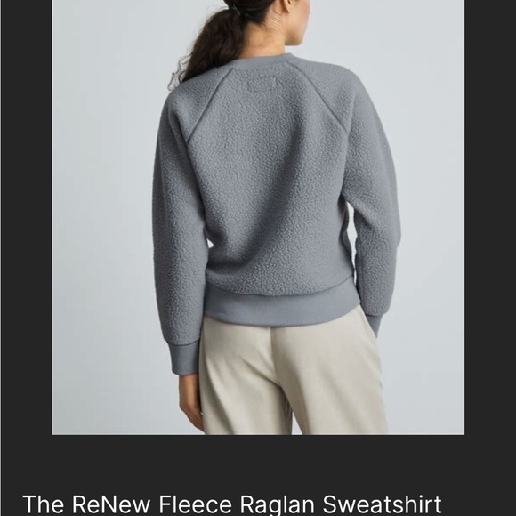 Everlane Khaki Green ReNew Sweatshirt - Picture 5 of 6